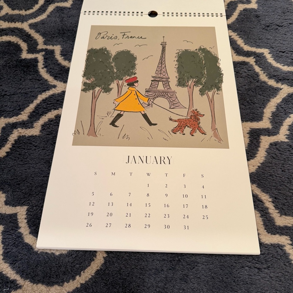 Rifle Paper Co. Travel Sketchbook Calendar - Picture 2 of 13